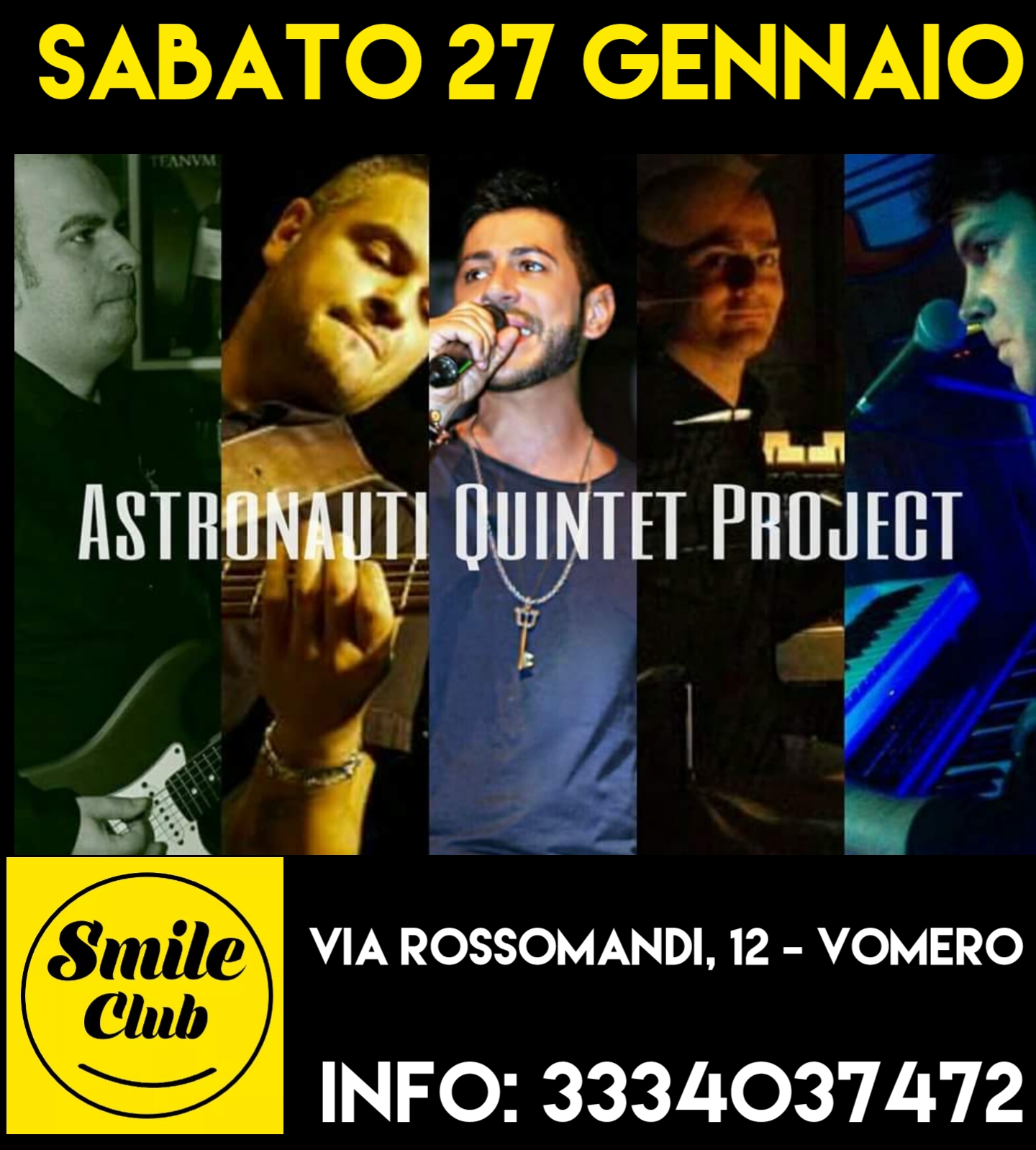 SABATO 27 GENNAIO – GLI ASTRONAUTI